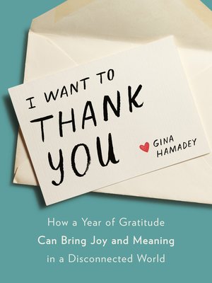 cover image of I Want to Thank You